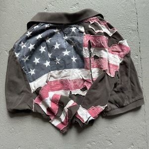 Denim & Supply 2016 polo distressed tee